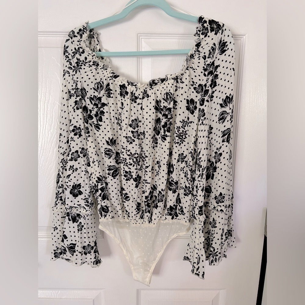 Free People | One On One Date Bodysuit | Tea Combo - Picture 6 of 8